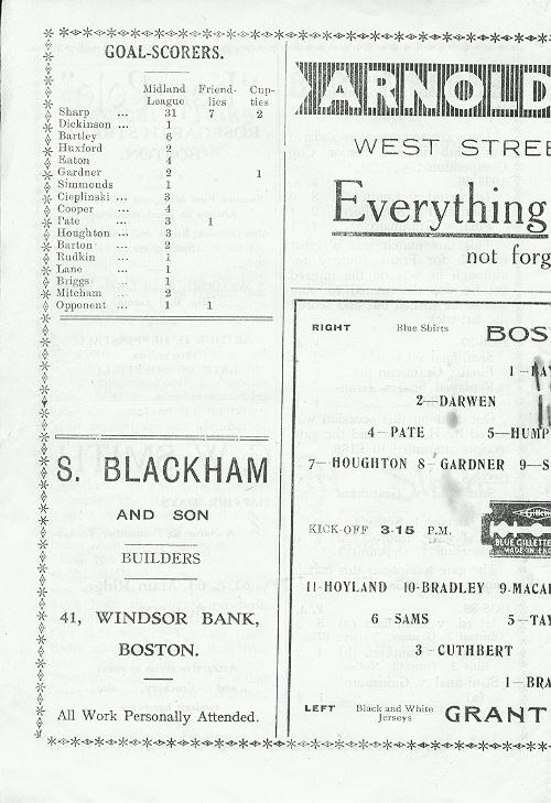 Programme Page 4 - 1945/6