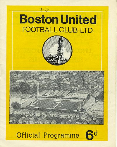 Programme Page 1 - 1969/70