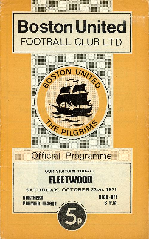 Programme Page 1 - 1971/2