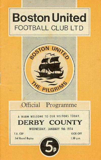 Programme Page 1 - 1973/4